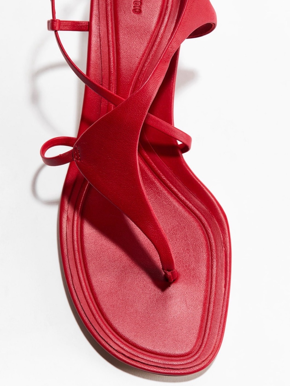 H&M Studio 100% Leather Red Sandals | BNWT | RRP $169 | EU 40 / US 9